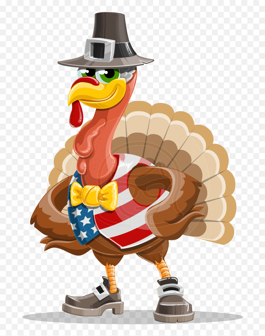 American Turkey Cartoon Vector Character - 112 Illustrations Graphicmama American Thanksgiving Turkey Cartoon Emoji,Turkey Emotions