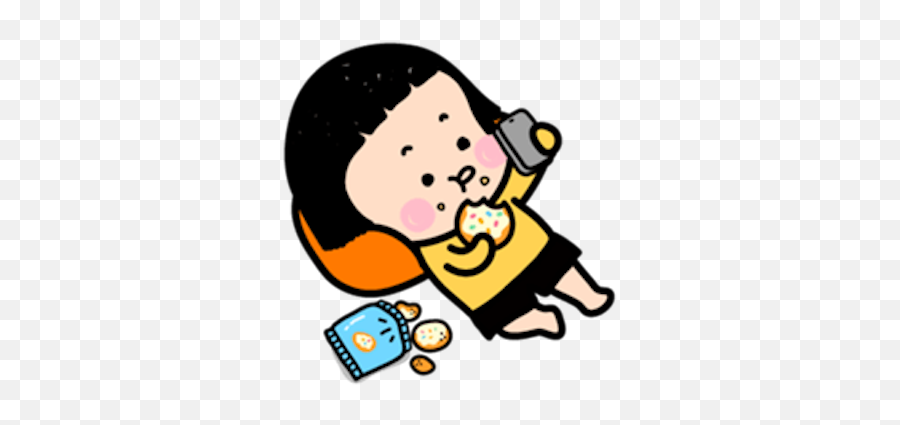 Mimi - Little Girl By Van Khanh Nguyen Emoji,Young Girl Emoji Iphone