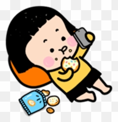 Mimi - Little Girl By Van Khanh Nguyen Emoji,Young Girl Emoji Iphone