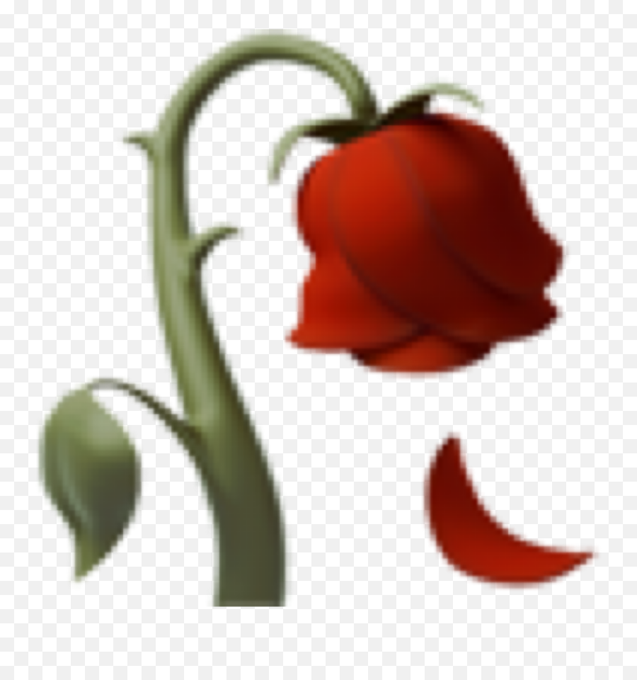 Emoji Rose Sticker By,Instagram Emojis Blacked Out