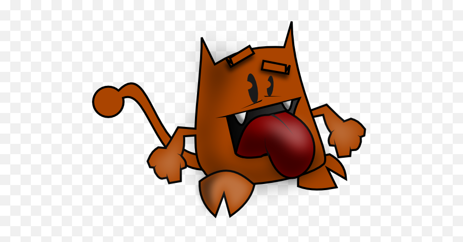 Free Demon Dog Clipart - Clip Art Image 3 Of 3 Emoji,Emoticon Foca