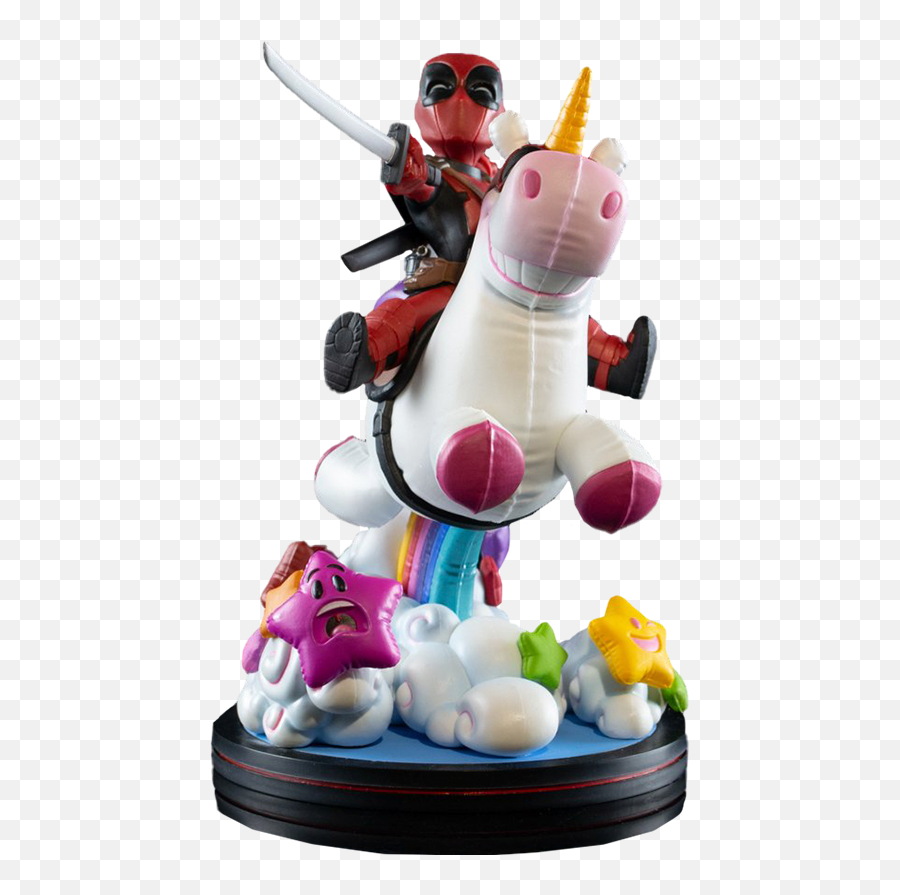 Quantum Mechanics Q Fig Max 85 Deadpool X Unicorn Toys Emoji,Emotion Unicorn Plush