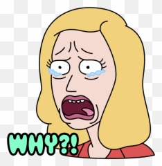 Facebook Stickers - Rick And Morty U2014 Corey Booth Art Emoji,Facebook Sad Emoji Blinking