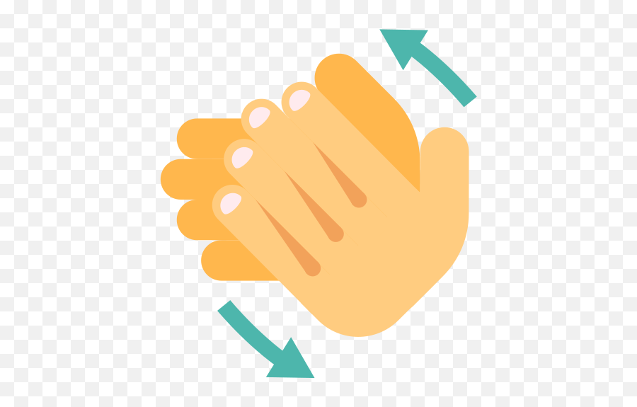 Hands Rub Icon In Color Style Emoji,Clapping Emoji All Colors