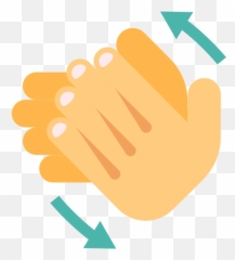 Hands Rub Icon In Color Style Emoji,Clapping Emoji All Colors