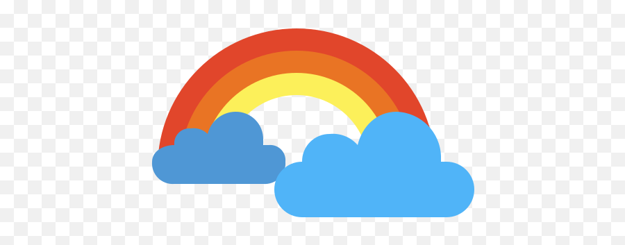 Rainbow - Free Weather Icons Emoji,Hazy Emoji