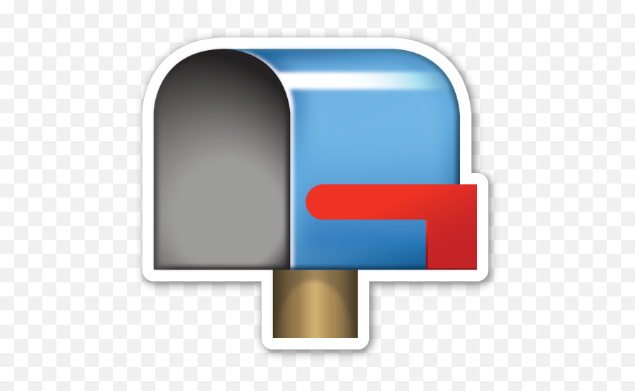 Open Mailbox With Lowered Flag - Vertical Emoji,Mailbox Emoji