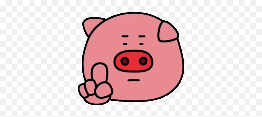 No No No Emoji,Piggy Emoticons