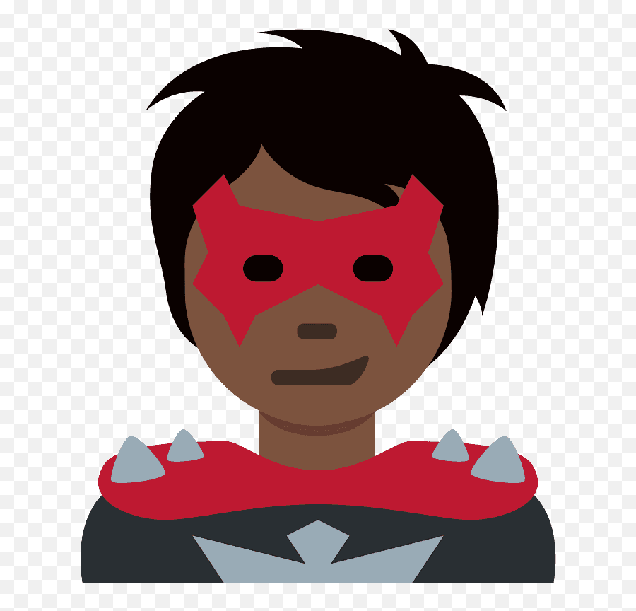 Supervillain Emoji Clipart - Supervillain,Hero Emoji