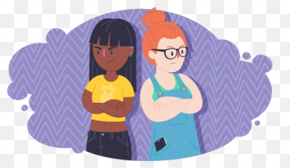 Ways To Deal With Conflict - Conflict Cartoon Png Emoji,Emotions In Conflict