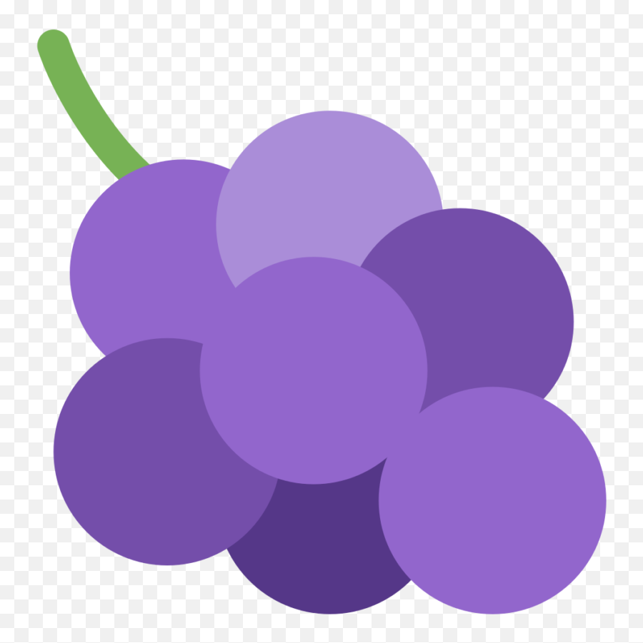 Grapes Emoji Clipart - Green Grape Emoji Png,Green Grape Emoji