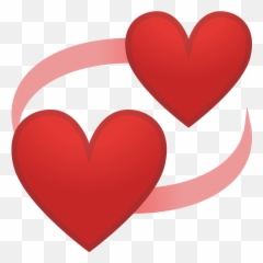 Revolving Hearts Emoji Meaning With - Revolving Hearts Emoji Png,Red Heart Emoji