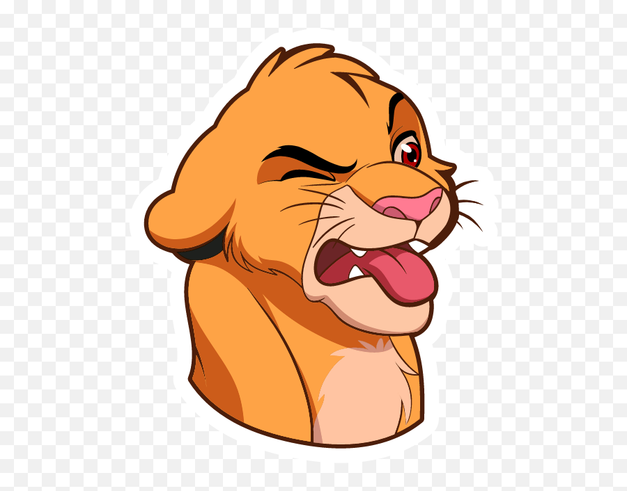 100 0 Brands U0026 Logo Stickers Ideas In 2020 - Simba Disgusted Emoji,Lion King Emotions