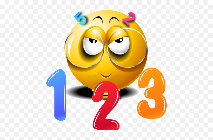 Funny Digits Learn - Numbers Funny Png Emoji,Fanged Emoticon