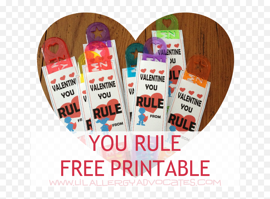 Valentines Day You Rule Free Printable - Language Emoji,Printable Emojis Valentines