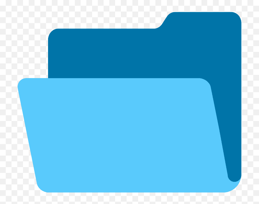 Open File Folder Emoji Clipart - Horizontal,Folder Emoji