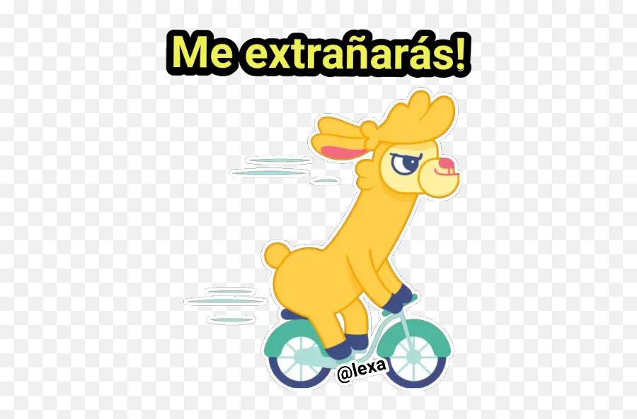 Sticker Maker - Llama Loca Animal Figure Emoji,Bicycle Emojis