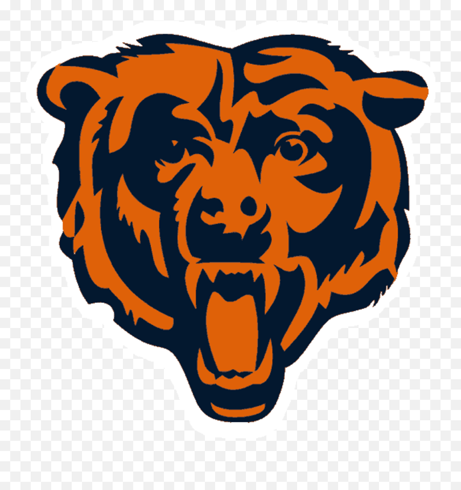 Football Clipart Bear Football Bear - Chicago Bears Logo Png Emoji,Chicago Bears Emoji