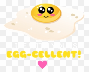Egg Yellent Cute Egg Pun - Happy Emoji,Goodjoke Emoticon