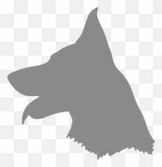 German Shepherd Belgian Shepherd Clip - Outline German Shepherd Head Silhouette Emoji,Gsd German Shepard Emojis