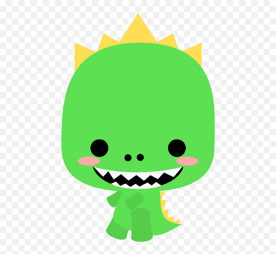 Green Clipart T Rex Green T Rex Transparent Free For - Cute T Rex Png Emoji,Dinosaur Emojis