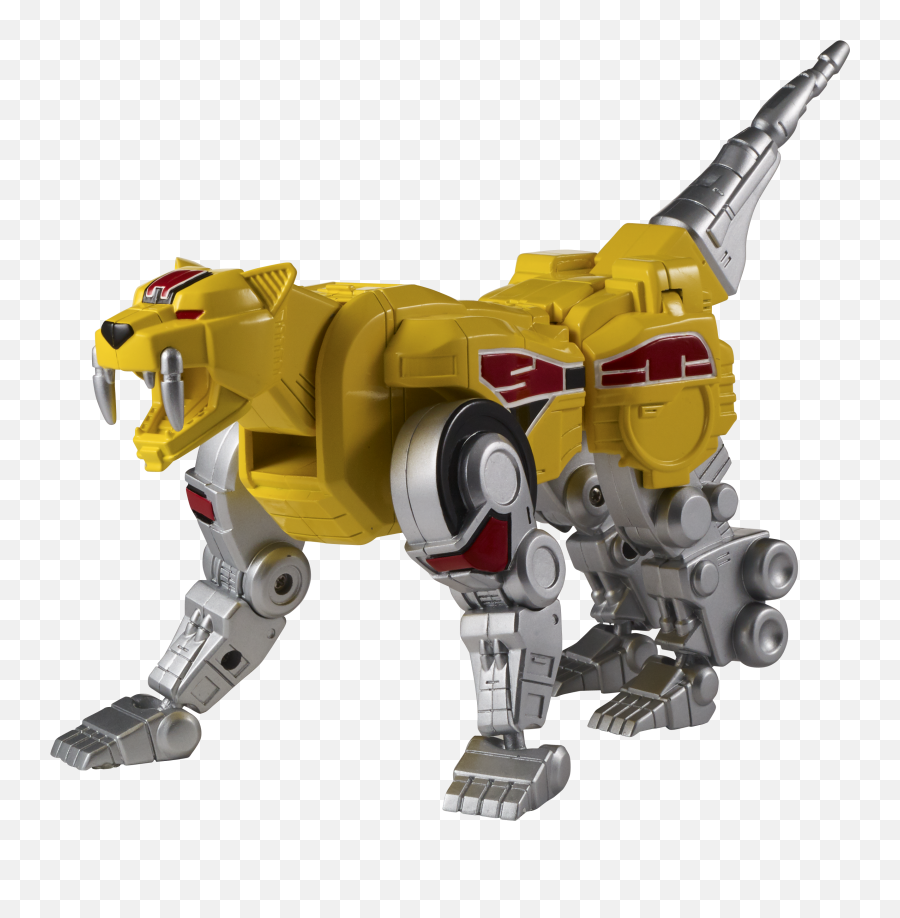 Sabertooth Tiger Dinozord Toy - Morphinu0027 Legacy Power Rangers Yellow Robot Emoji,Facebook Sabertooth Tiger Emojis