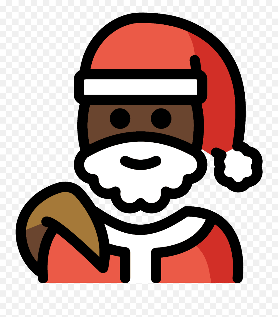 Santa Claus Emoji Clipart Free Download Transparent Png,Beard Emoji