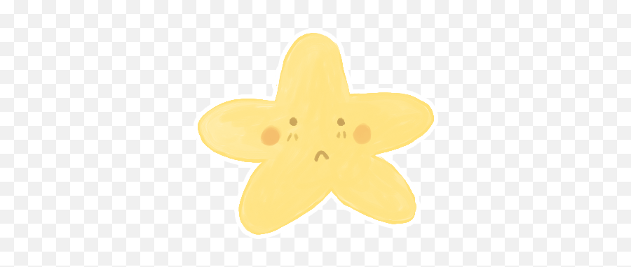 Sad Ak Starry Icon - Transparent Sad Star Emoji,Ak Emoticon