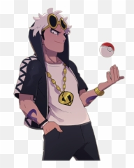 Pokemon Teamskull Guzma Sticker - Guzman Pokemon Emoji,Juggling Emoji