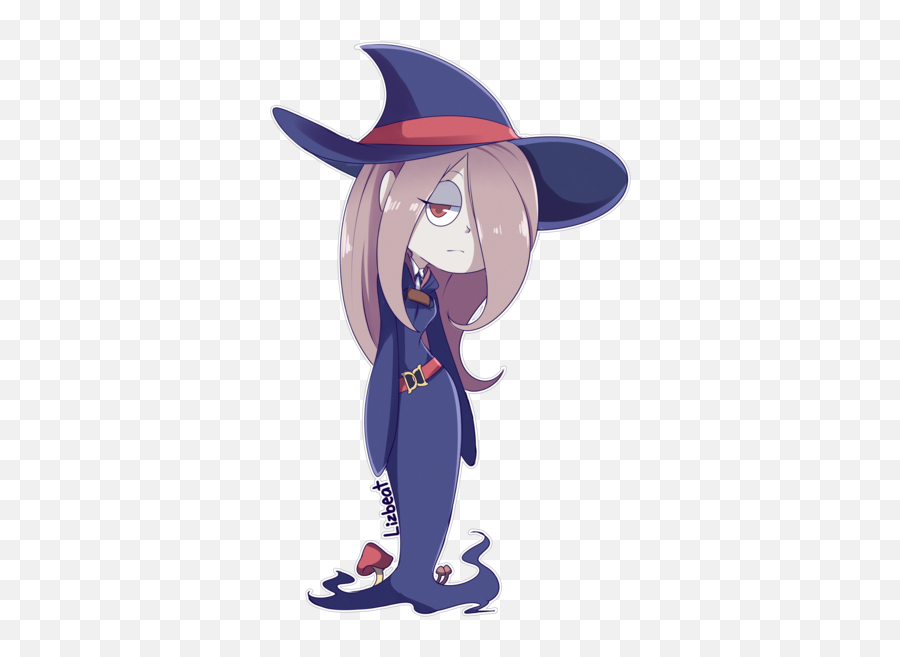 Little Witch Academia Sucy Manbavaran - Fictional Character Emoji,Little Witch Academia Lotte Emojis