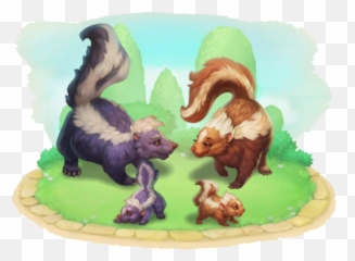 Download Skunk Family - Fictional Character Emoji,Skunk Emoji