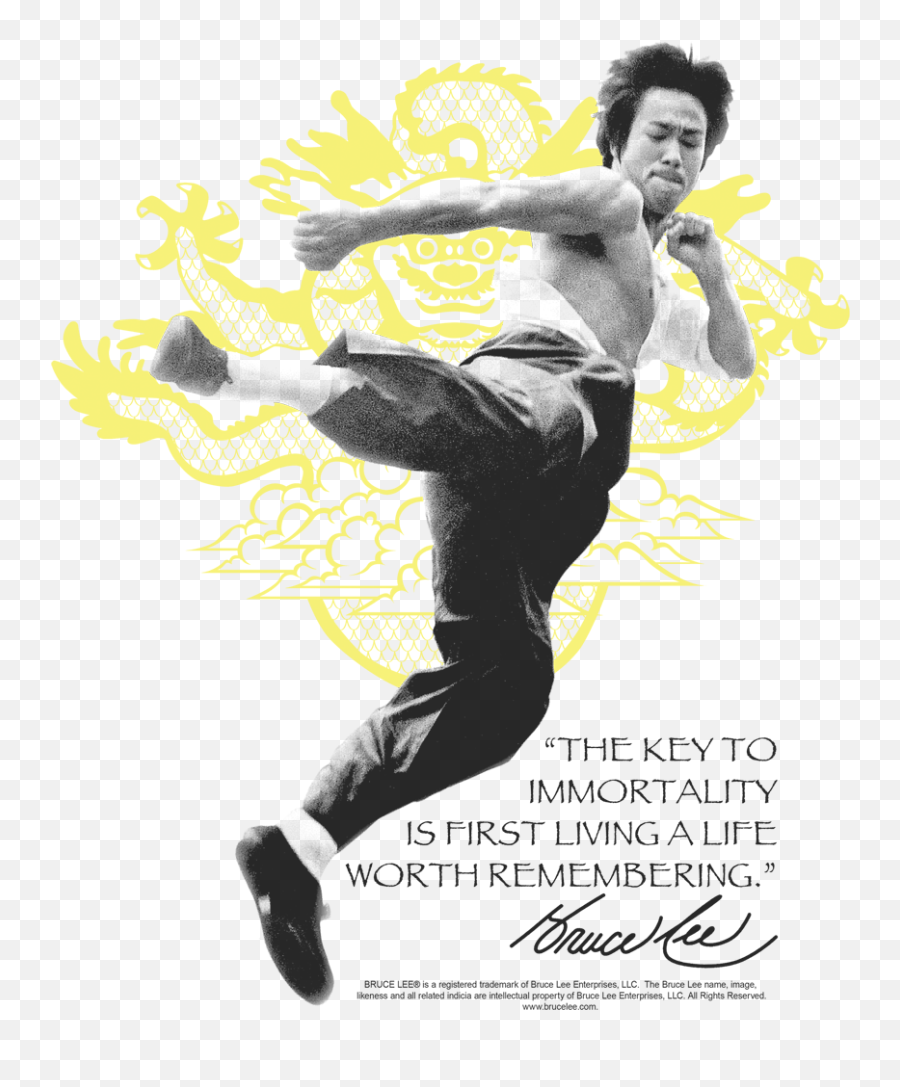 Menu0027s Clothing Bruce Lee Immortal Dragon Live Life Worth Emoji,Bruce Lee Emojis Download