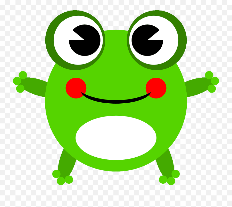 Free Cute Cartoon Frog Pictures - Clip Art Cute Frogs Emoji,Animated Frog Emoticon