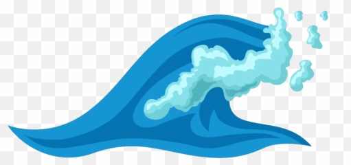 Blue Ocean Wave Clipart Transparent - Clipart World Emoji,Water Emoji Wave