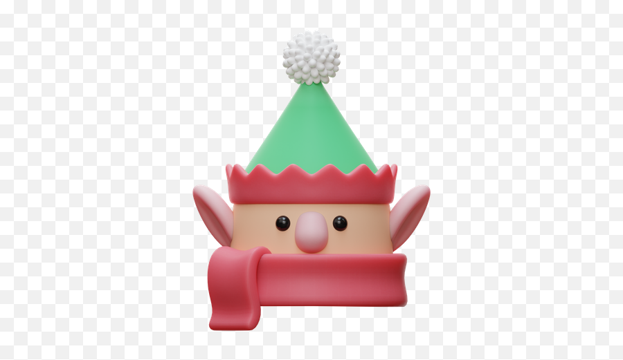 Cute Elf 3d Illustrations Designs Images Vectors Hd Graphics Emoji,Christmas Elf Emoji