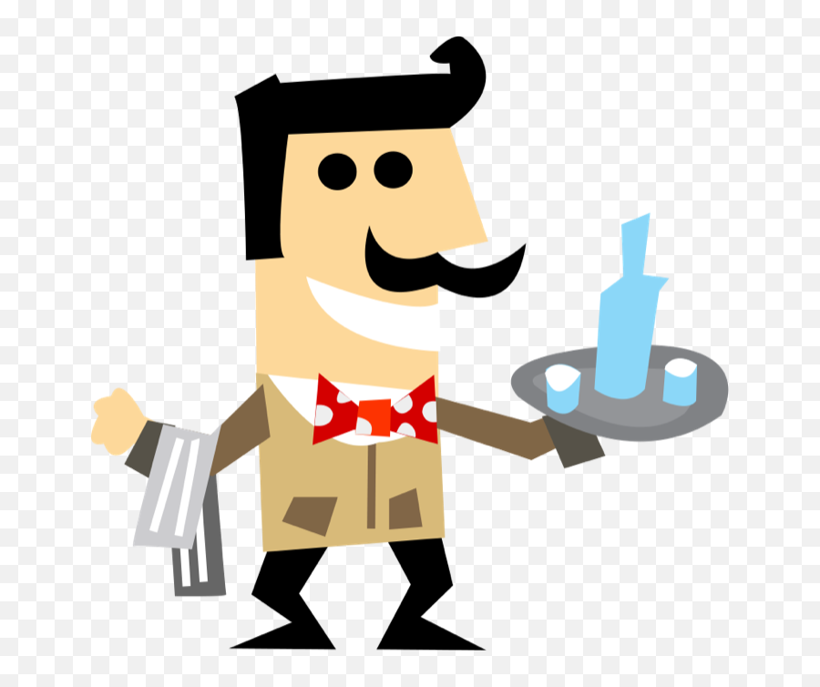 Restaurant Waiter Png Svg Clip Art For Web - Download Clip Waiter Table Clip Art Emoji,Waiter Emoji