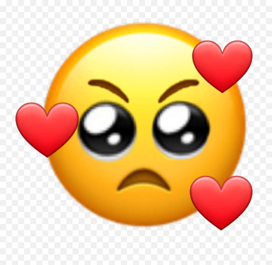 Emoji Sad Angry Lover Yellow Sticker - Angry And Sad Emoji,Angry Emoji