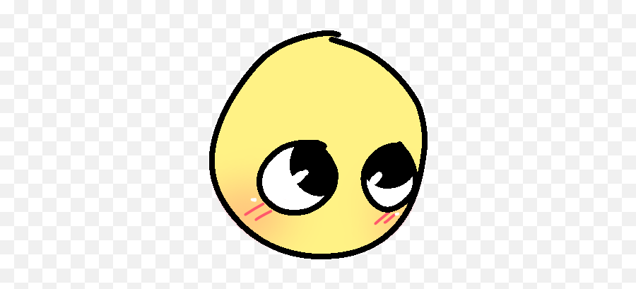 Emoji Sticker Shy Face Sticker - Happy,Shy Face Emoji