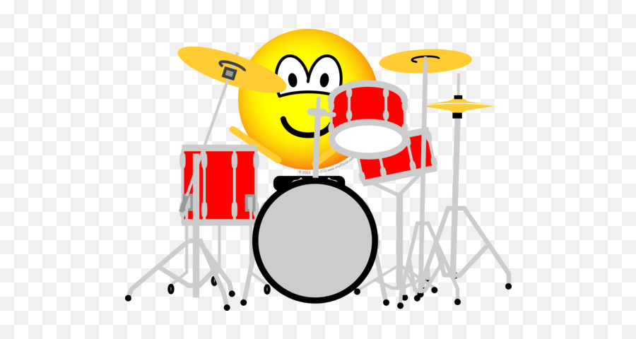 Drumming Emoticon Drum Kit Emoticons Emofacescom - Drum Set Drummer Emoji,Lmao Emoji