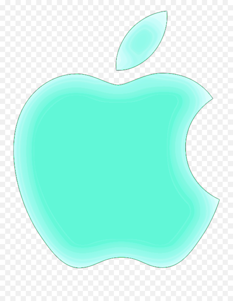 Blue Blau Türkis Turquoise Apple Sticker By E - Vivo Y12 New Cover Price Emoji,Apfel Emoji