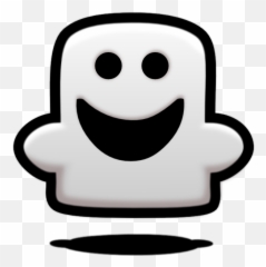 The Cheerful Ghost Spright - Happy Emoji,Ghost Emoji Pillows