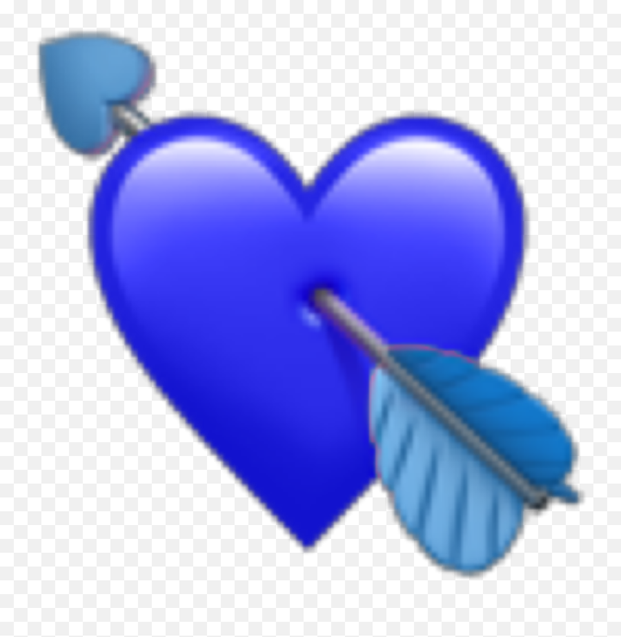Iphone Blue Heart Emoji Sticker - Iphone Blue Heart Emoji,Blue Heart Emoji