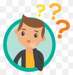 Thinking Png Person Thinking Emoji - Transparent Thinking Cartoon Png,Boy Emoji