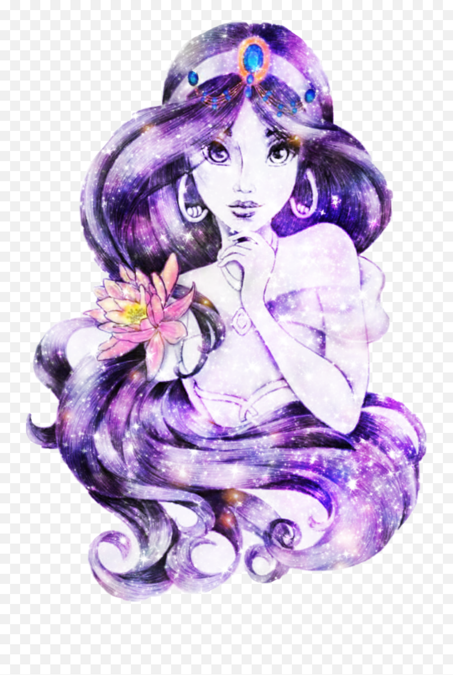 Alladin Jasmine Sticker - Jasmine Beautiful Princess Emoji,Alladin And Jasmine Emojis