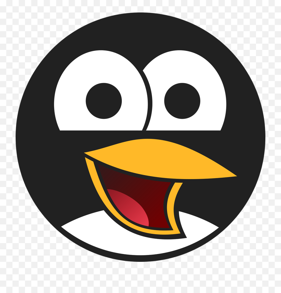 Avatar Beak Black - Tux Icon Png Emoji,Flat Emotions