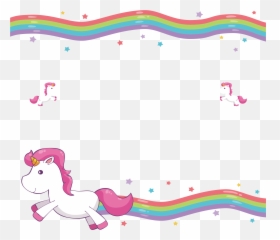 Download Decorative Cute Unicorn - Unicorn Background Design Png Emoji,Unicorn Emoticon With Rainbow