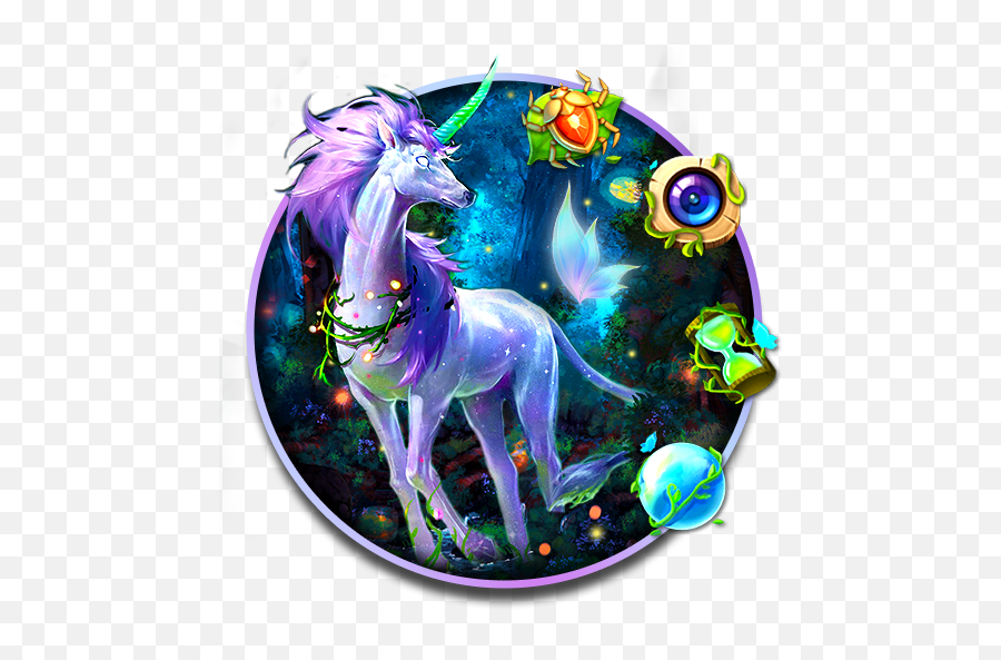 Artistry Majestic Forest Unicorn Theme - Apps Op Google Play Unicorn Emoji,Unicorn Emoji Android