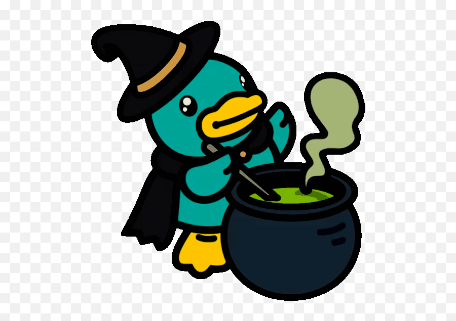 Bduck Happy Halloween Disney Characters - Fictional Character Emoji,Cauldron Emoji Tumblr