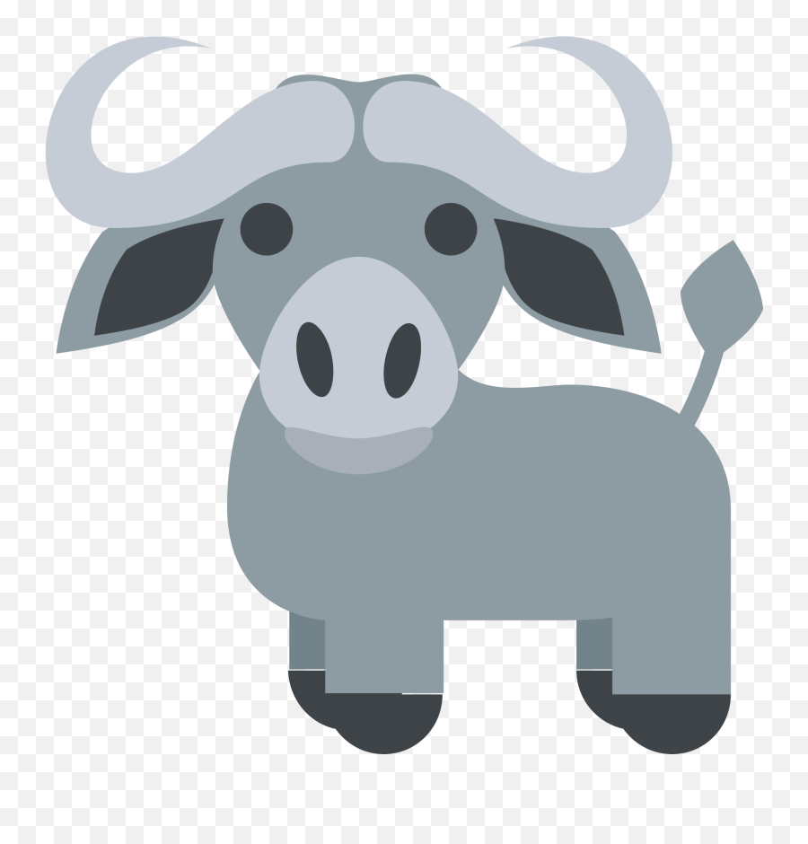 Emojione 1f403 - Buffalo Face Png Emoji,Cow Emoticons Png