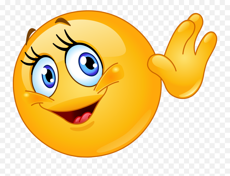 Download Emoticon Smiler Thumb Pictogram Signal Smiley - Smiley Bye Bye Emoji,Thumb Emoji